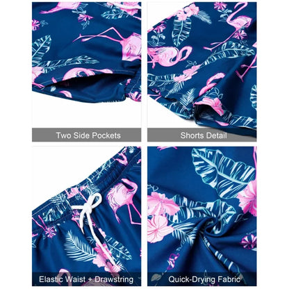Conjunto Masculino de Verão com Estampa de Folhas