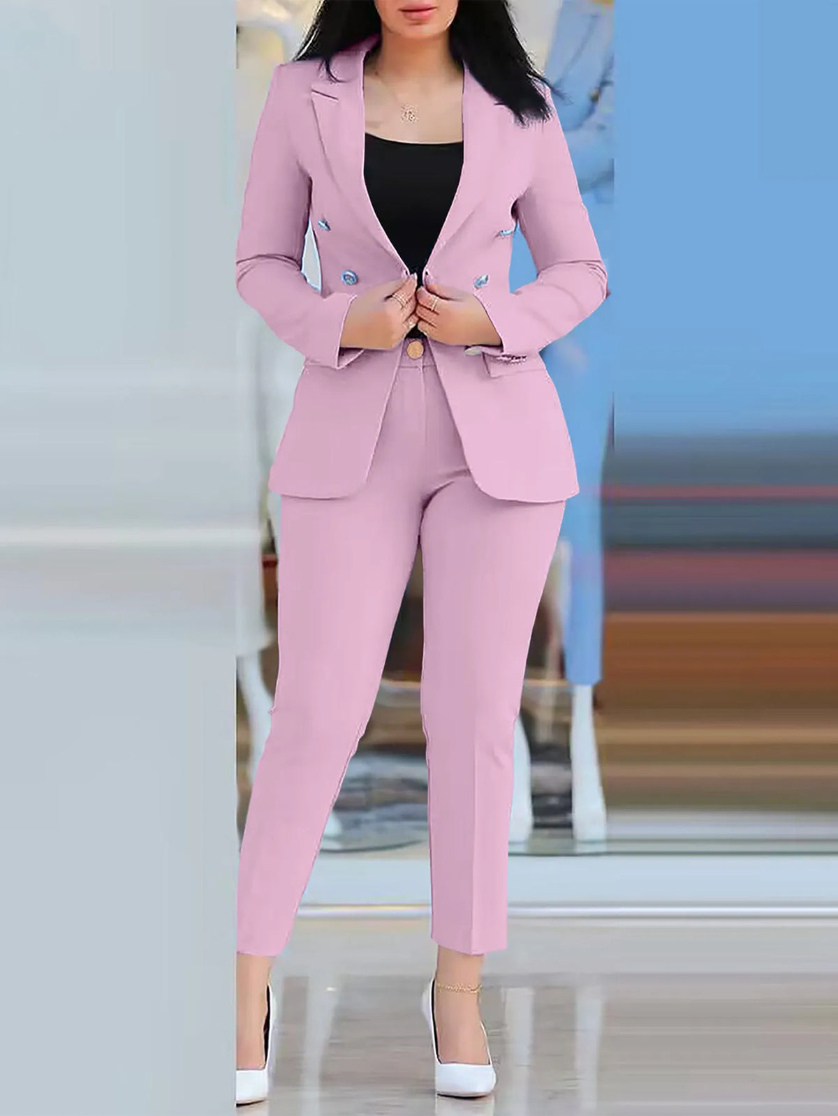 Fato Feminino Nowsaa com Blazer e Calças