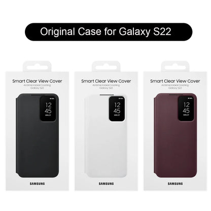 Capa para Galaxy S22, S22Plus S-View Flip