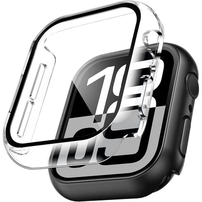 Película protetora de vidro + capa para Apple Watch