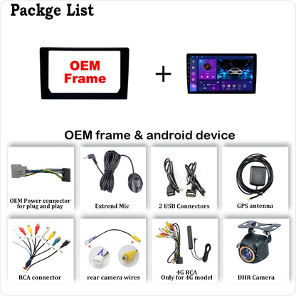 Central Multimídia Android 16 para Toyota Land Cruiser 11 200 2007-2015