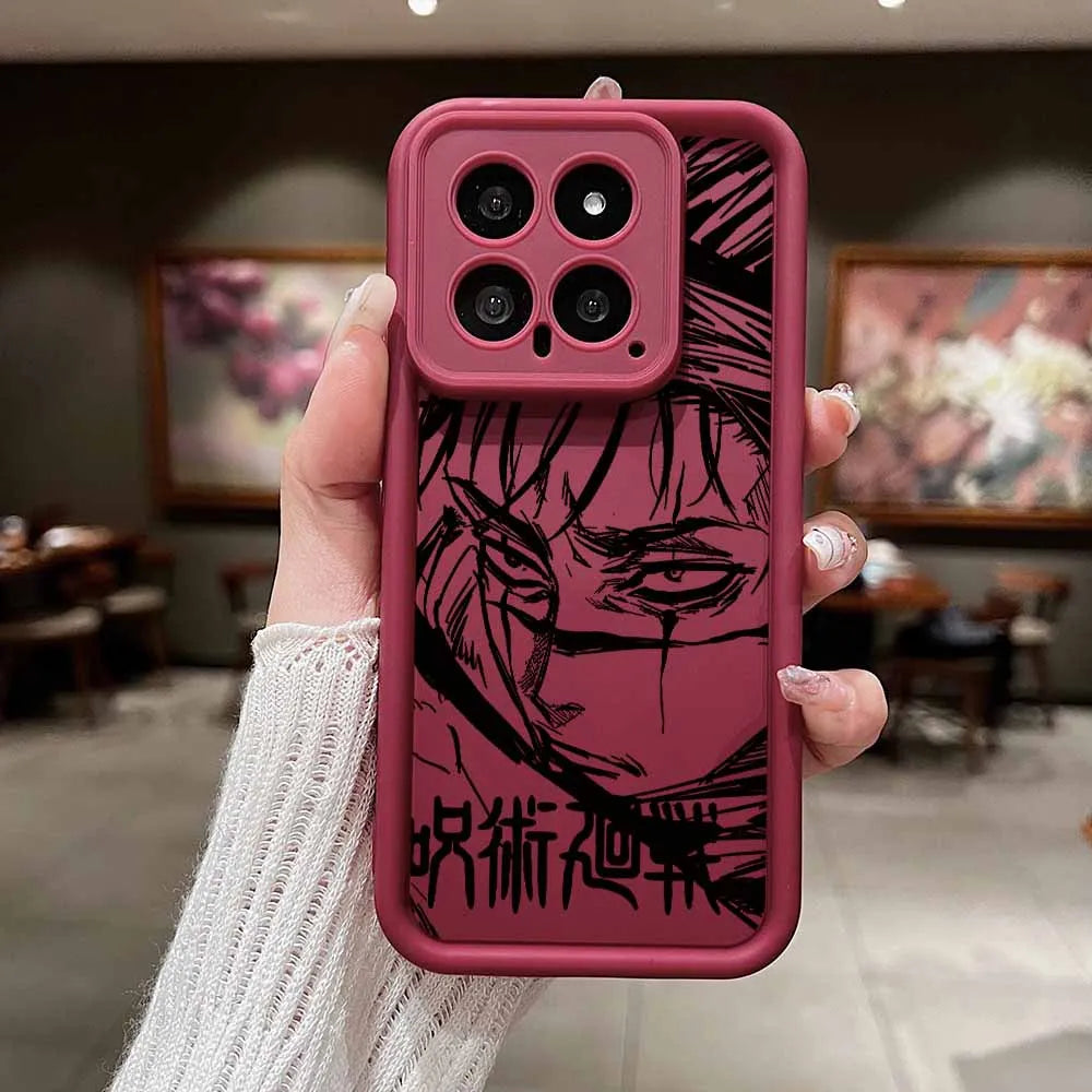 Capa Jujutsu Kaisen Anime para Xiaomi, POCO e Redmi – Design Exclusivo e Proteção