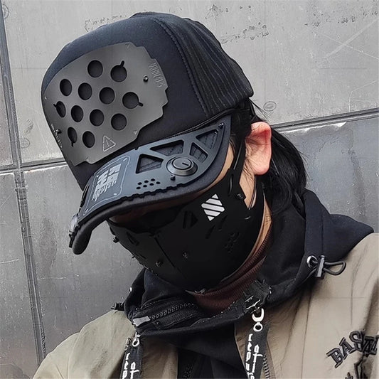 Boné punk techwear