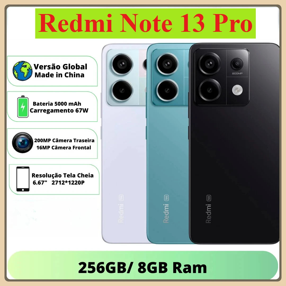 Xiaomi Redmi Note 13 Pro 5G Versão Global