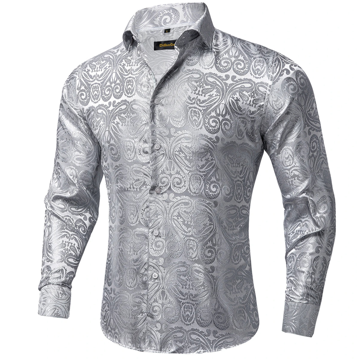 Camisa Masculina Paisley Roxa