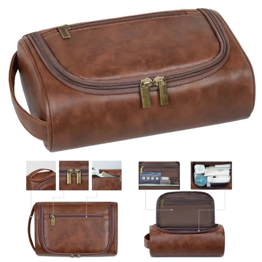 Bolsa de Higiene e Viagem em PU — 23,5 cm
