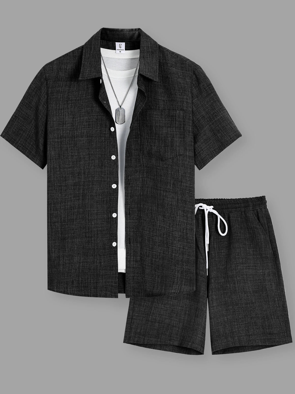 Conjunto Masculino de Camisa e Calções