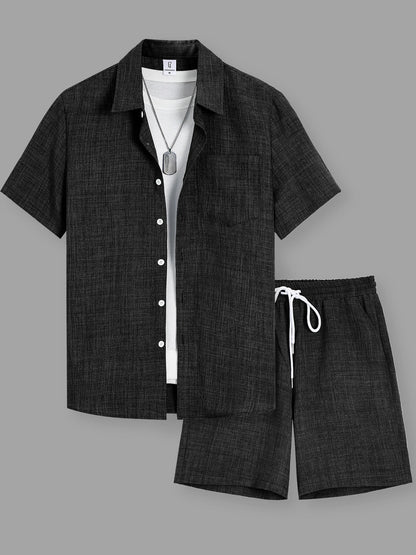Conjunto Masculino de Camisa e Calções