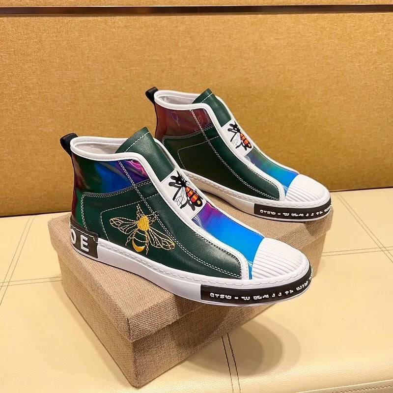 Tênis esportivo masculino de cano alto