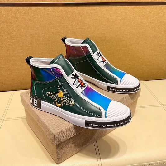 Tênis esportivo masculino de cano alto