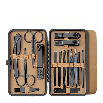 Conjunto de manicure profissional com 24 peças