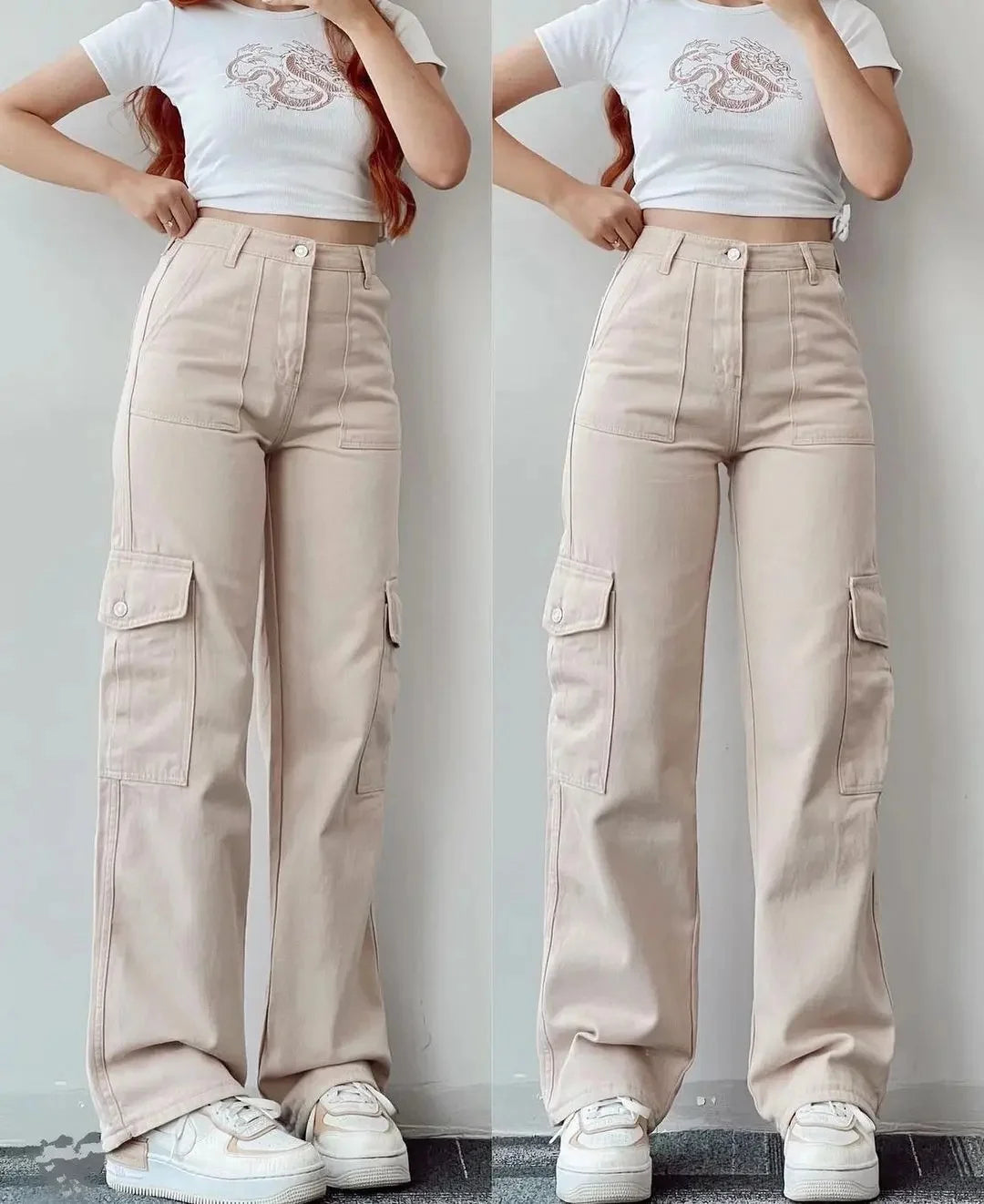 Calça casual versátil Amazon estilo europeu
