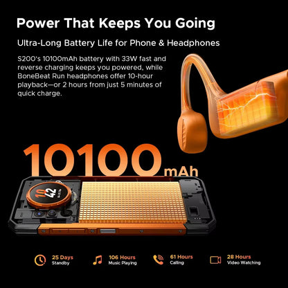 DOOGEE S200 VIP Edition — Smartphone Robusto 5G, 48 GB + 256 GB