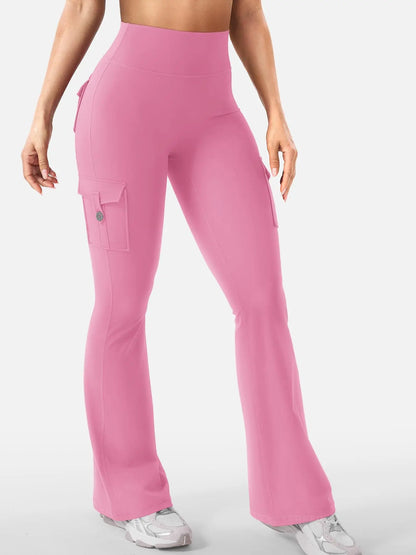 Leggings Femininas de Cintura Alta para Yoga e Fitness — Com Bolsos