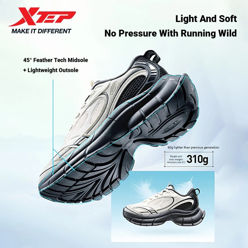 Xtep Basque 3.0 Masculino — Ténis de Caminhada com Aumento de Altura