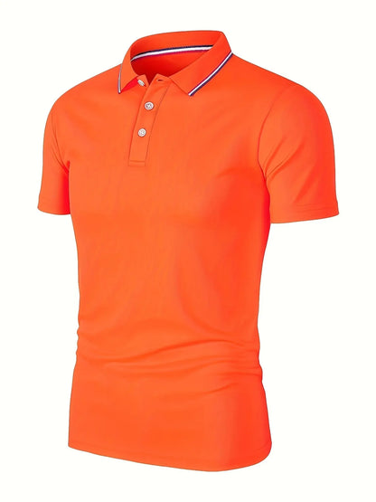 Camisa polo cor sólida