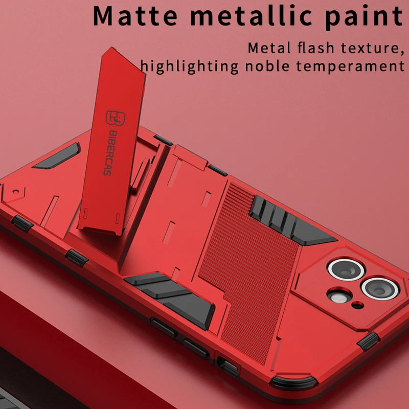Capa Antichoque com Suporte para Xiaomi Mi 11 Ultra e Outros Modelos