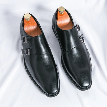 Sapatos de couro genuíno