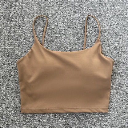 Tops acolchoada bralette