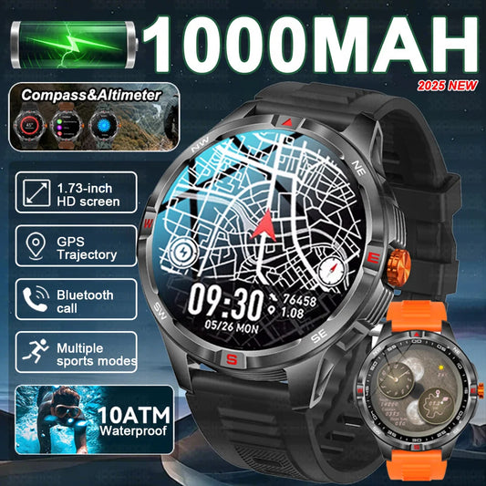 Smartwatch T-Rex 3 Militar com Bateria de 1000mAh para Adultos
