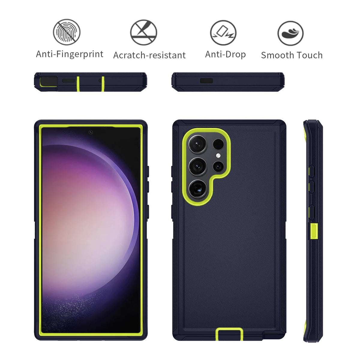 Capa de Proteção para Samsung Galaxy — Antichoque em PC + TPU