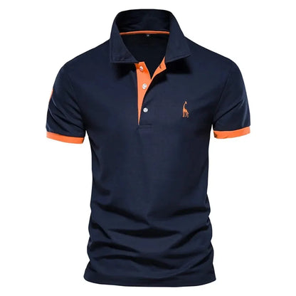 Polo girafa camisa bordado