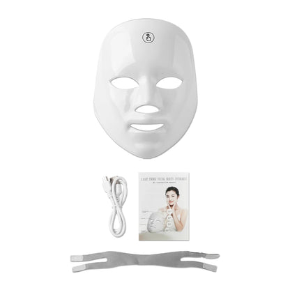 Máscara facial led terapia de luz