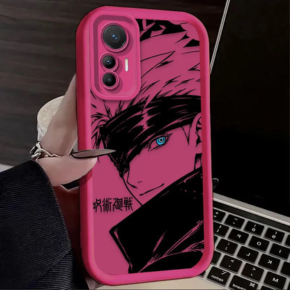 Capa de Silicone Gojo Jujutsu Kaisen para Xiaomi – Proteção e Estilo