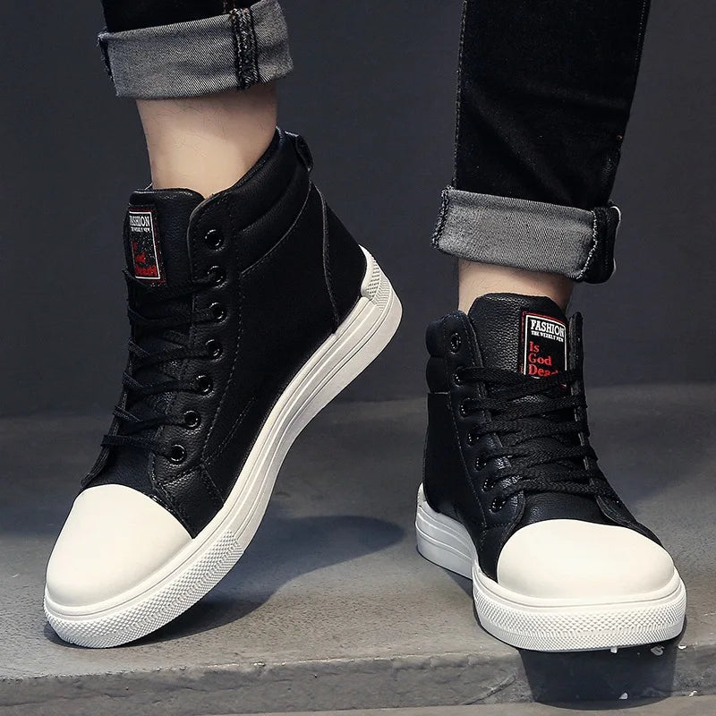 Tênis esportivo casual masculino de sola macia, modelo coreano