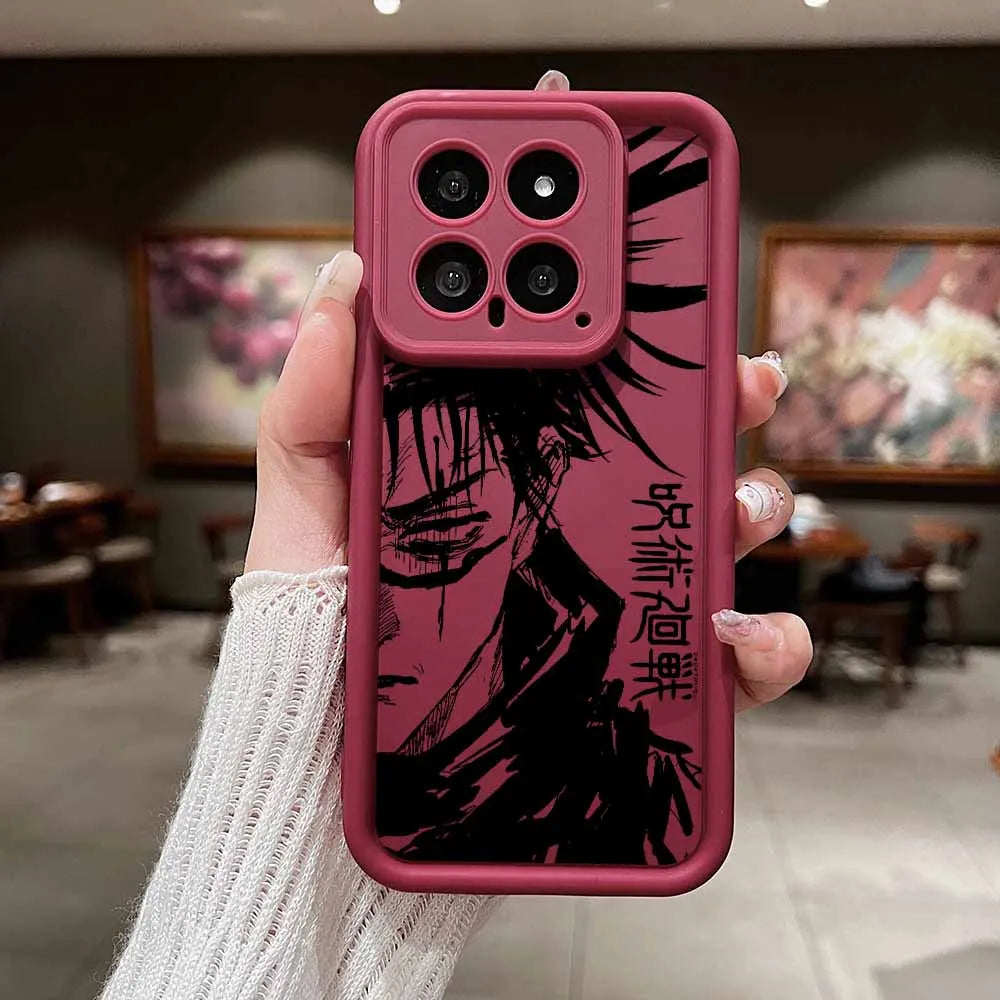 Capa Jujutsu Kaisen Anime para Xiaomi, POCO e Redmi – Design Exclusivo e Proteção