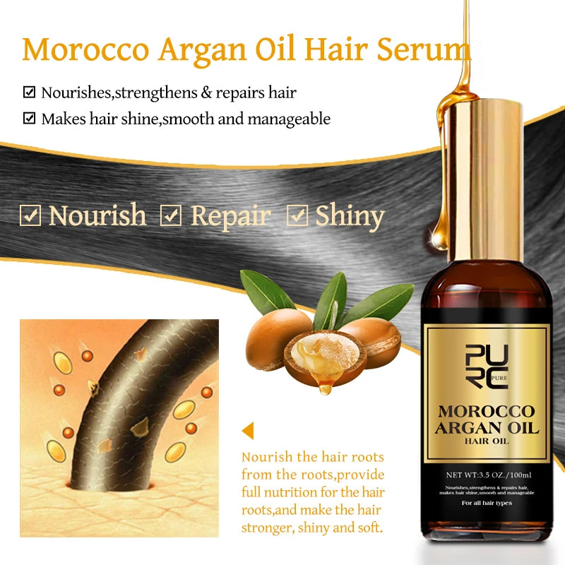 PURC - Shampoo e Condicionador com Óleo de Argan Marrocos