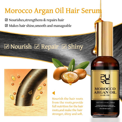PURC - Shampoo e Condicionador com Óleo de Argan Marrocos