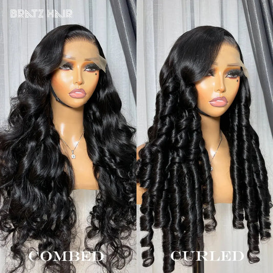 Peruca de cachos saltitantes