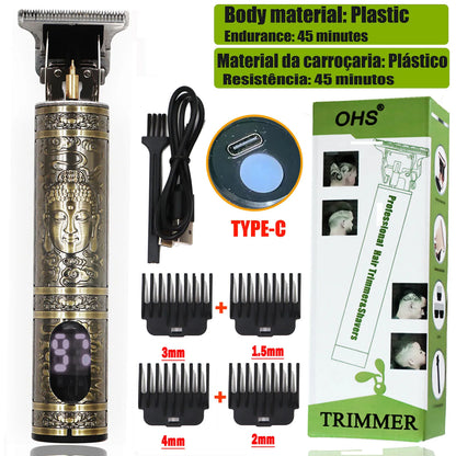 Máquina de Corte de Cabelo Sem Fio
