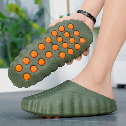 Chinelo de massagem para os pés em EVA leve