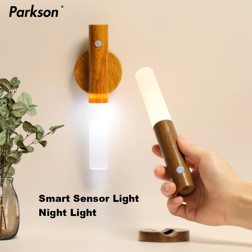 Luminária de parede LED inteligente com sensor de movimento