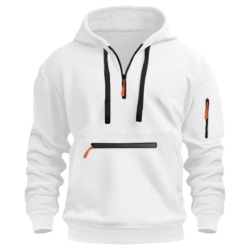 Moletom esportivo casual com capuz