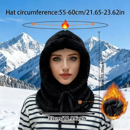 Balaclava feminina de inverno