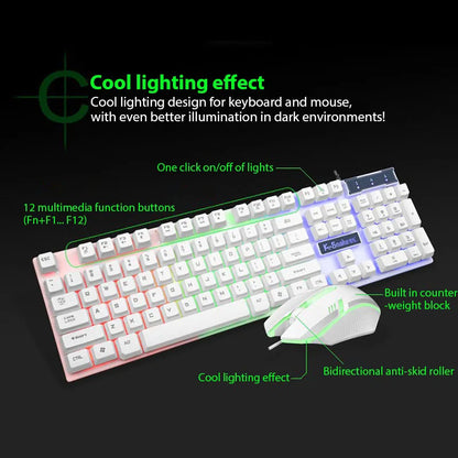 Conjunto de teclado e mouse KM320