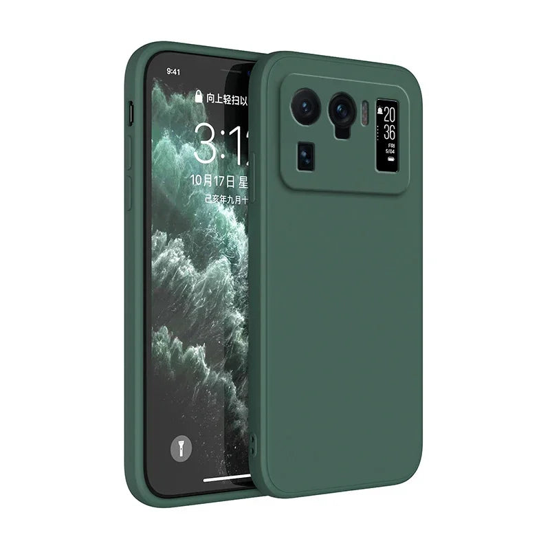 Capa de Silicone para Xiaomi Mi 11 e Modelos Compatíveis