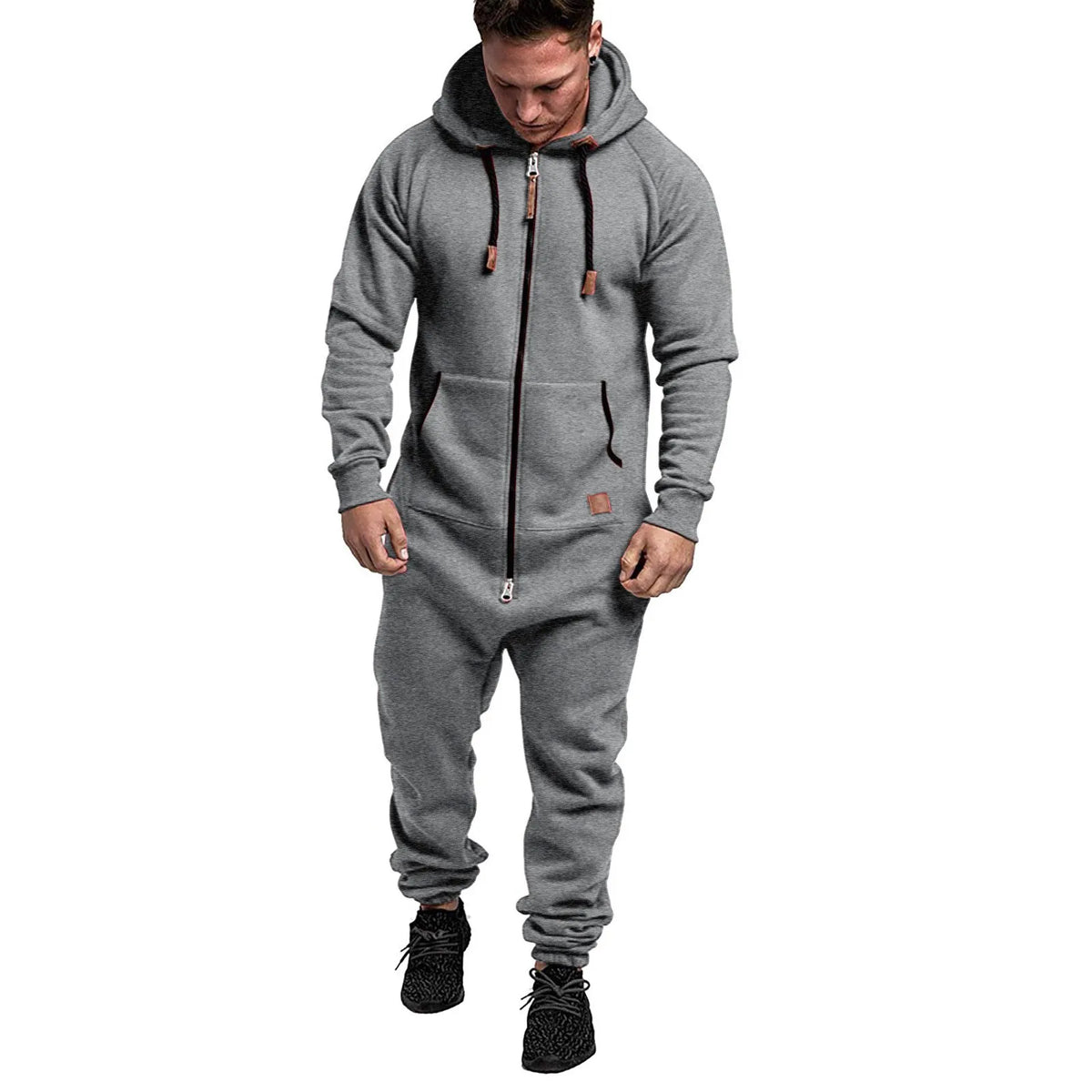 Conjunto Masculino de Moletom com Capuz e Calças
