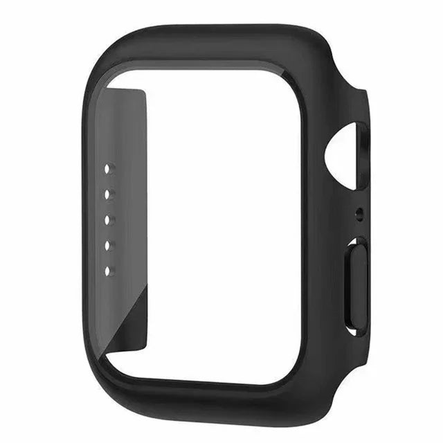 Película protetora de vidro + capa para Apple Watch