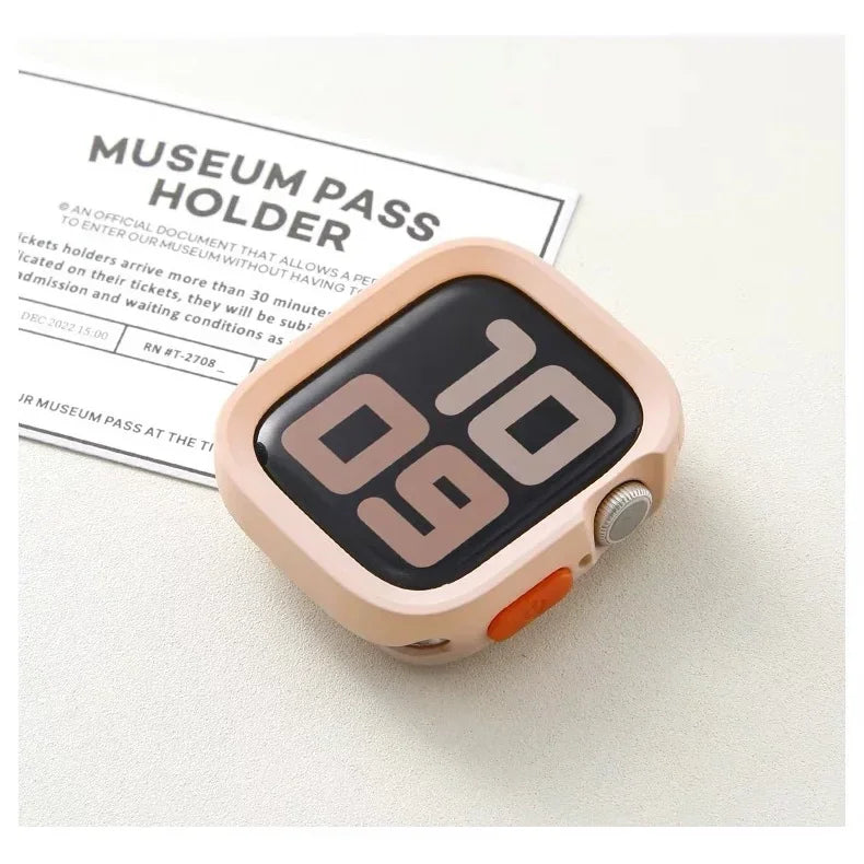 Capa protetora esportiva de silicone macia para Apple Watch