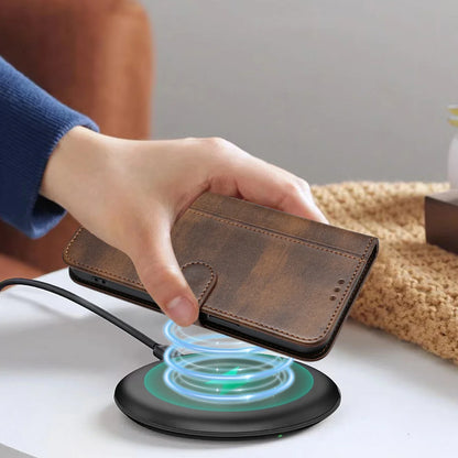 Capa flip de couro de luxo para Xiaomi