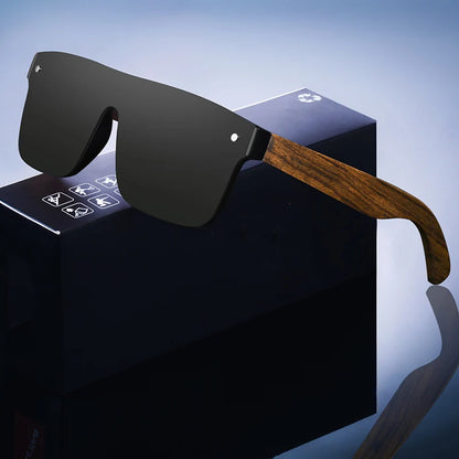 Óculos de sol de madeira polarizados
