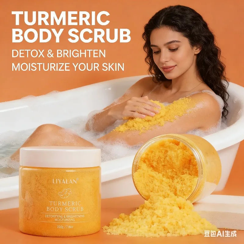 Esfoliante de Açafrão para Rosto e Corpo