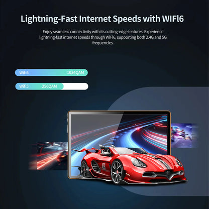 Tablet BDF I17 10,1″ — 6 GB RAM, 128 GB, 4G, Dual SIM e Android 13