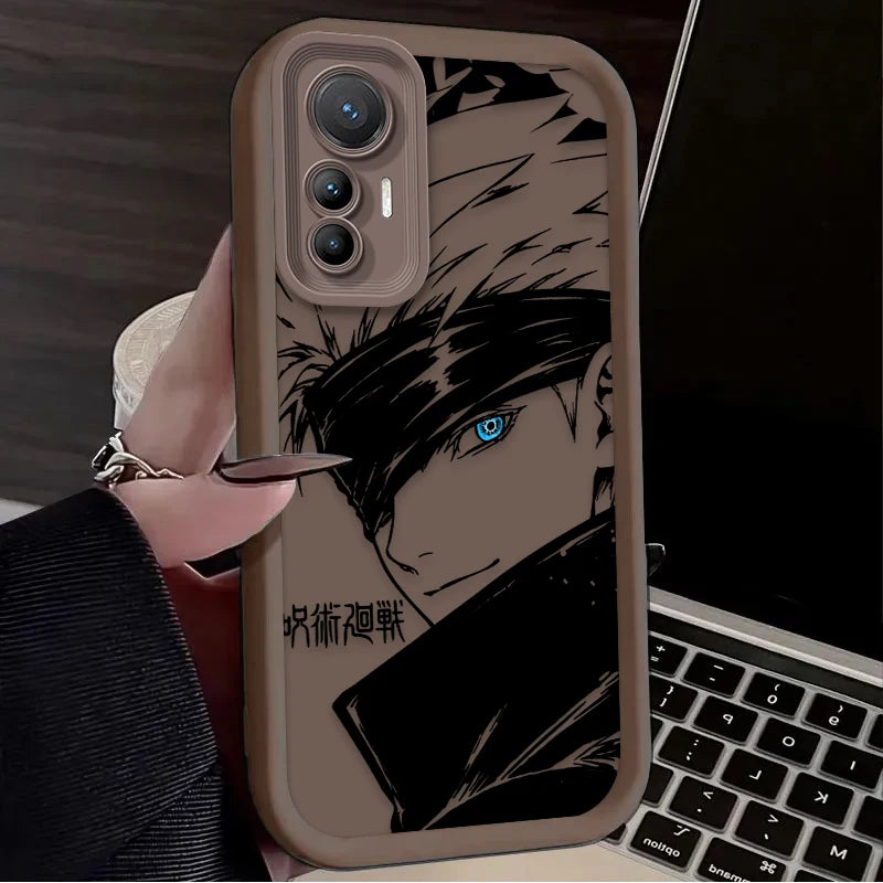 Capa de Silicone Gojo Jujutsu Kaisen para Xiaomi – Proteção e Estilo