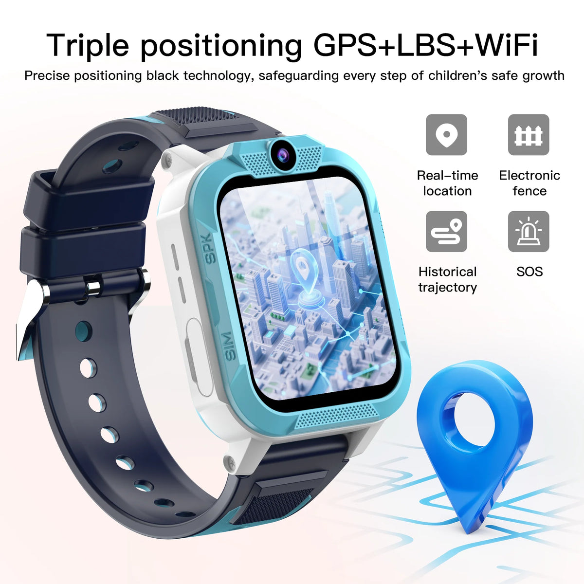 Relógio Inteligente Infantil Blackview Z40 Pro 4G