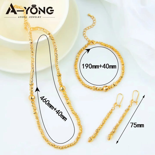 Conjunto de joias 21k árabe